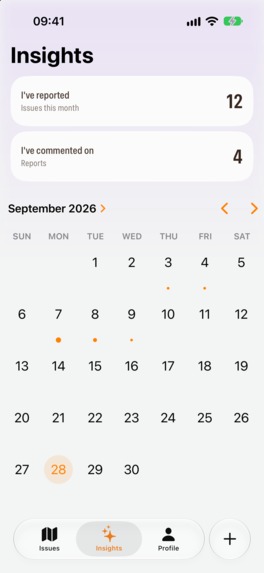 Repórtamelo – screenshot 2