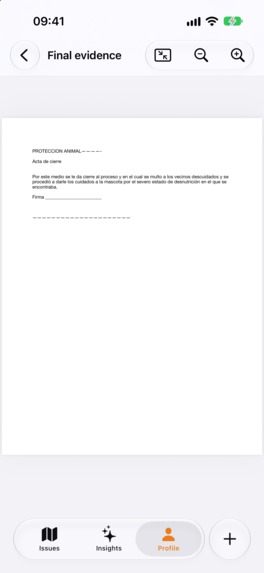 Repórtamelo – screenshot 6