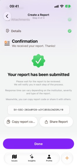 Repórtamelo – screenshot 7