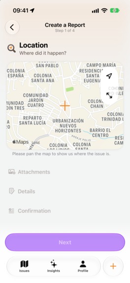 Repórtamelo – screenshot 8