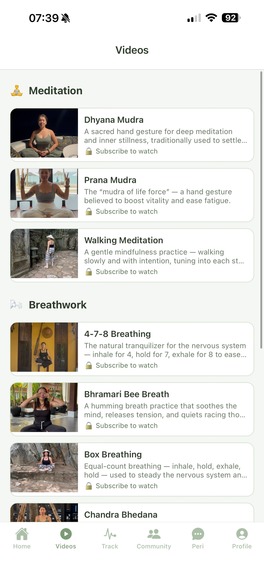 PERI - Perimenopause Journey – screenshot 1