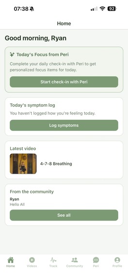 PERI - Perimenopause Journey – screenshot 2