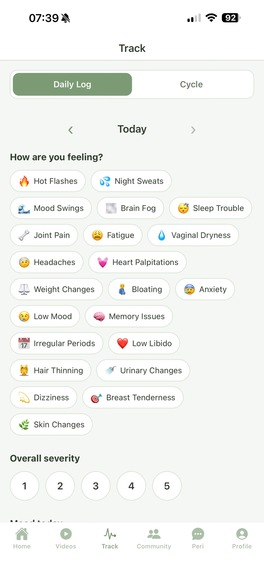 PERI - Perimenopause Journey – screenshot 3