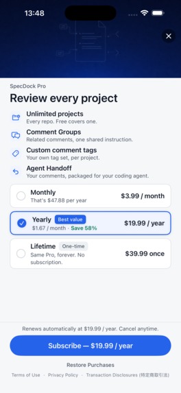 SpecDock – screenshot 5
