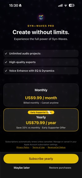 Syn-Waves: Audio Editor – screenshot 10