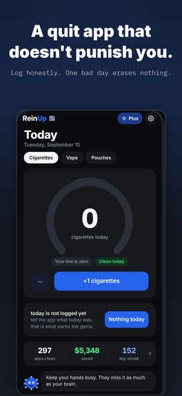 ReinUp: Quit Vaping & Nicotine – screenshot 2
