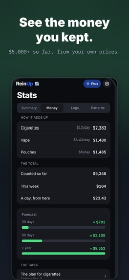 ReinUp: Quit Vaping & Nicotine – screenshot 3