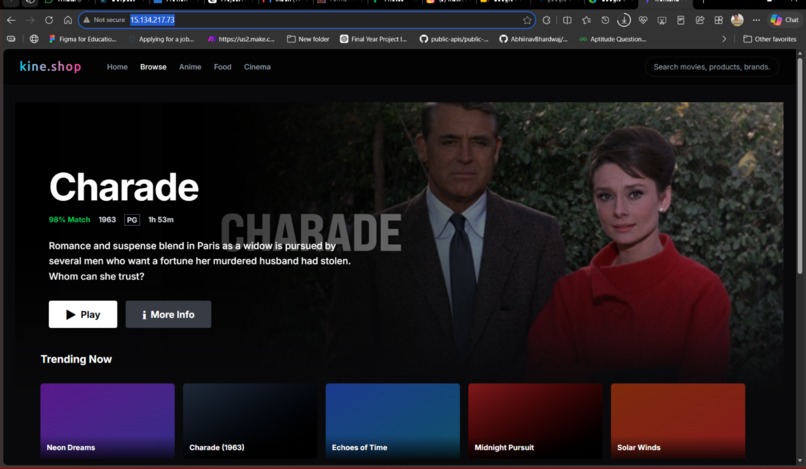 Shoppable Streaming Platform – screenshot 1