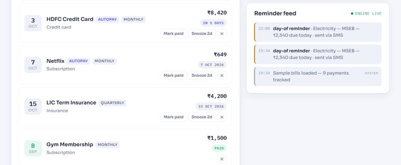 AI detects spending patterns and gives alerts – screenshot 2