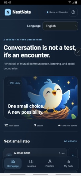 NestNote: Talk & Boundaries – screenshot 1
