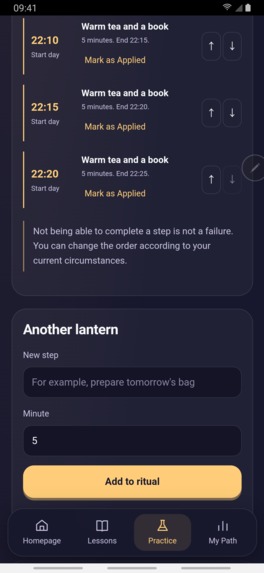 GlowFox: Evening Wind-Down – screenshot 1