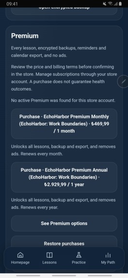EchoHarbor: Work Boundaries – screenshot 2