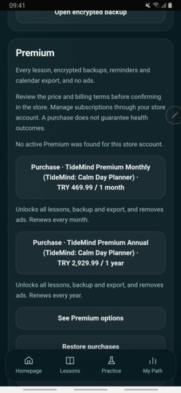 TideMind: Calm Day Planner – screenshot 1