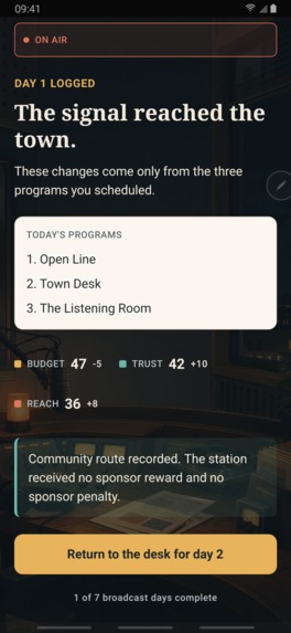 Tiny Broadcast – screenshot 1