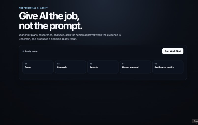 WorkPilot – screenshot 2