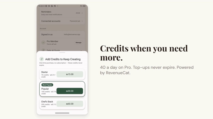 KetoSense – screenshot 5
