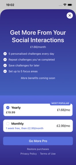 More: Social Confidence Coaching App for iOS – screenshot 10