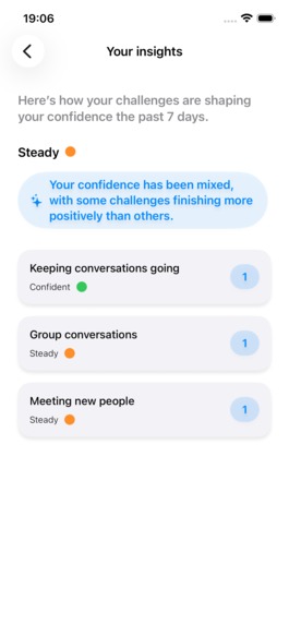 More: Social Confidence Coaching App for iOS – screenshot 8