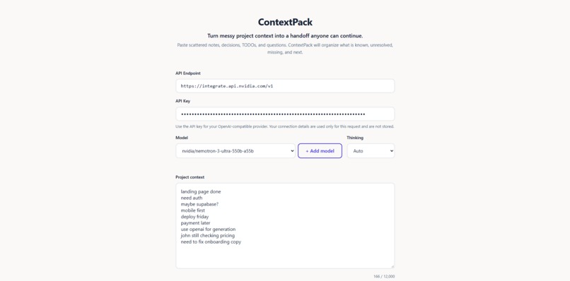 ContextPack – screenshot 2
