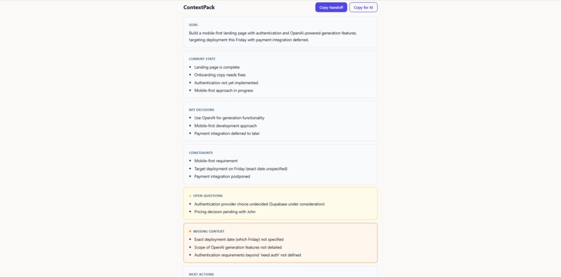 ContextPack – screenshot 3