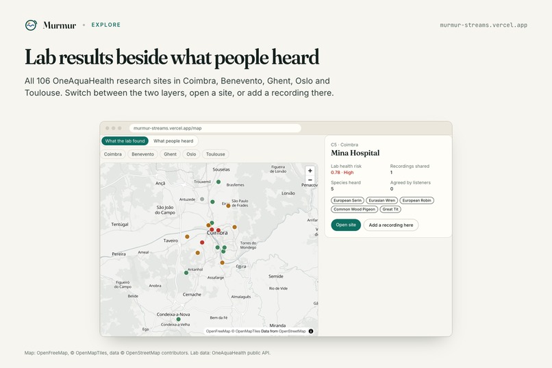 Murmur: a stethoscope for urban streams – screenshot 6