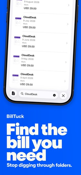 BillTuck> Bill Organizer App – screenshot 4