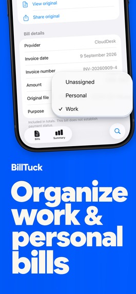 BillTuck> Bill Organizer App – screenshot 5