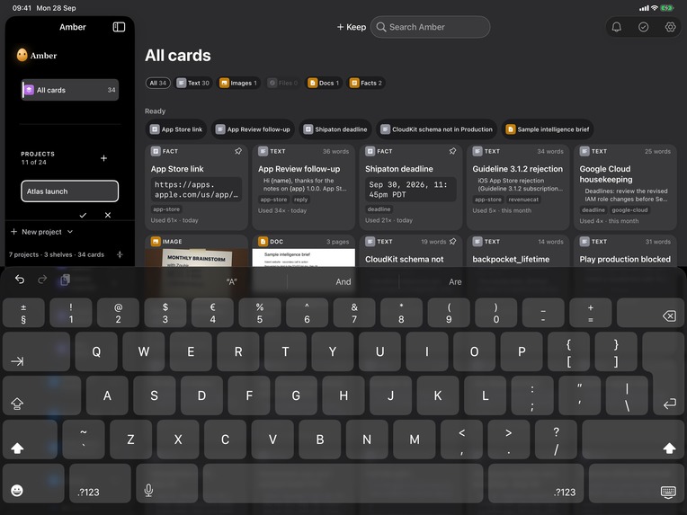 Amber: Snippets, Images, Docs – screenshot 6