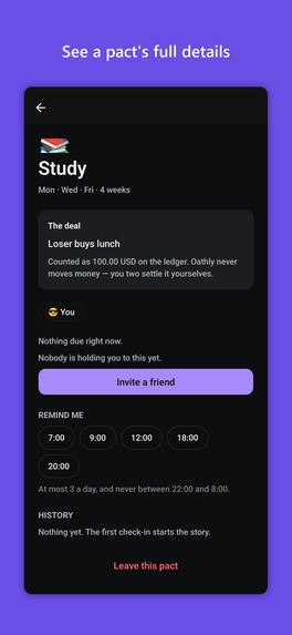 Oathly – screenshot 4
