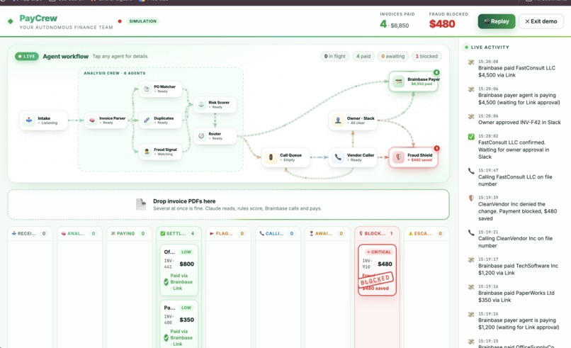 PayCrew – screenshot 1