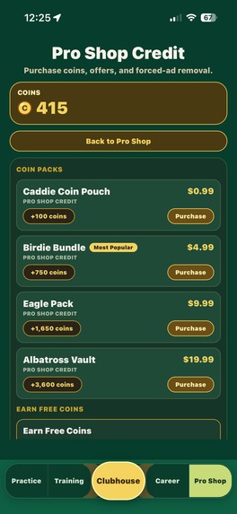 Golfer's Pair-A-Dice – screenshot 3