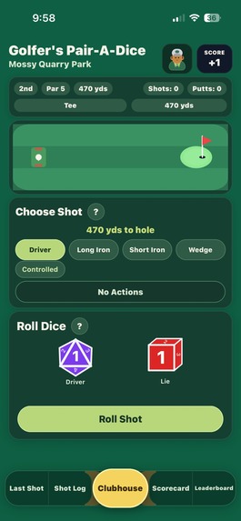 Golfer's Pair-A-Dice – screenshot 2