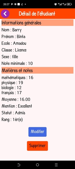 Gestion_Etudiant_Pro – screenshot 3