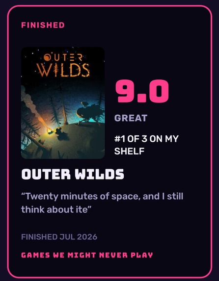 Games We Might Never Play – screenshot 6