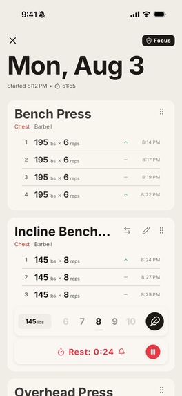 IronQuill: Gym Workout Tracker – screenshot 3
