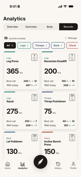 IronQuill: Gym Workout Tracker – screenshot 8