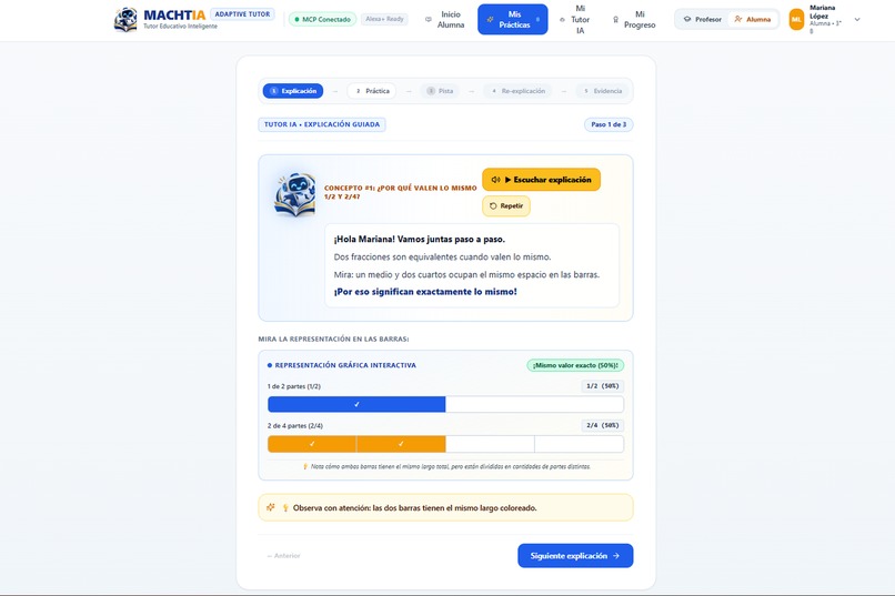 MACHTIA Adaptive Tutor – screenshot 4