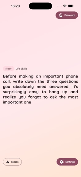 Sophia - Daily Life Tips – screenshot 1