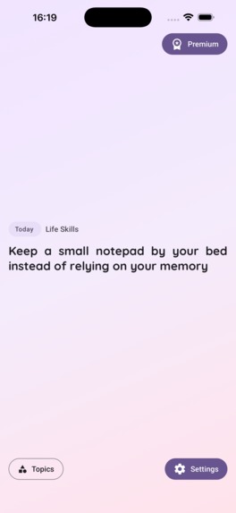 Sophia - Daily Life Tips – screenshot 2