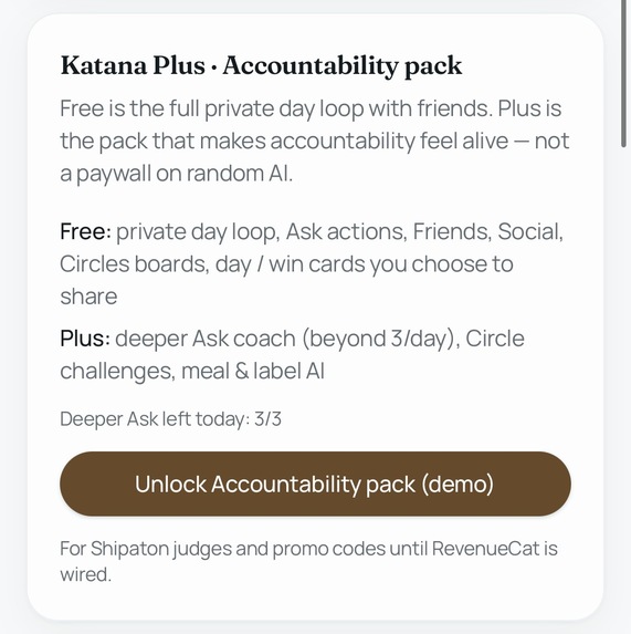 Katana Personal – screenshot 1
