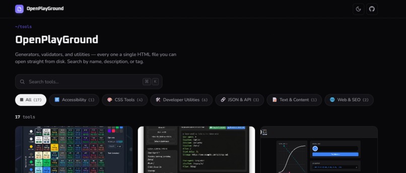 OpenPlayGround – screenshot 3
