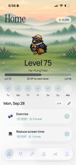 Mio - Self Care Habit Tracker – screenshot 1