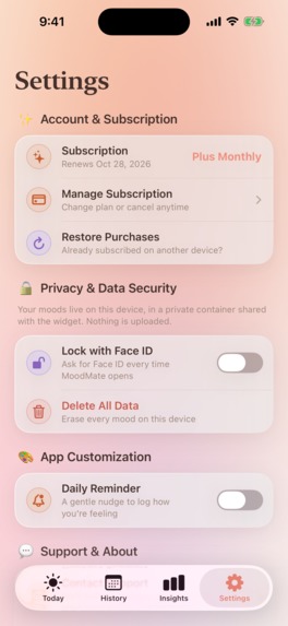 MoodMate – screenshot 4