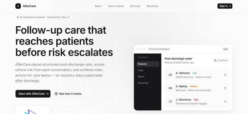 AfterCare – screenshot 1