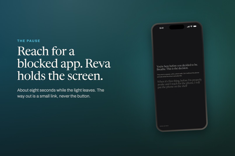 Reva: an interruption that knows when it stopped working – screenshot 2