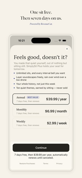 SimplySit: Meditation Timer – screenshot 11