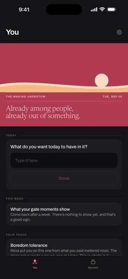 Reva: an interruption that knows when it stopped working – screenshot 12