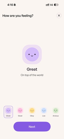 Gratitude Journal: OraBloom AI – screenshot 1