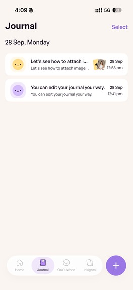 Gratitude Journal: OraBloom AI – screenshot 2