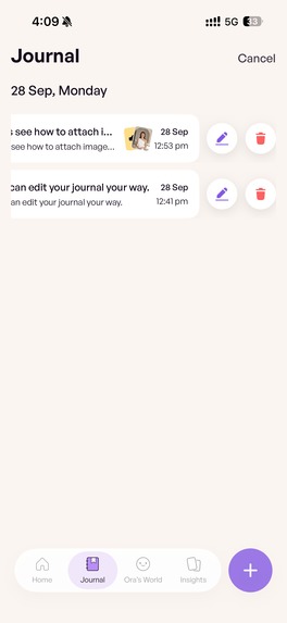 Gratitude Journal: OraBloom AI – screenshot 4